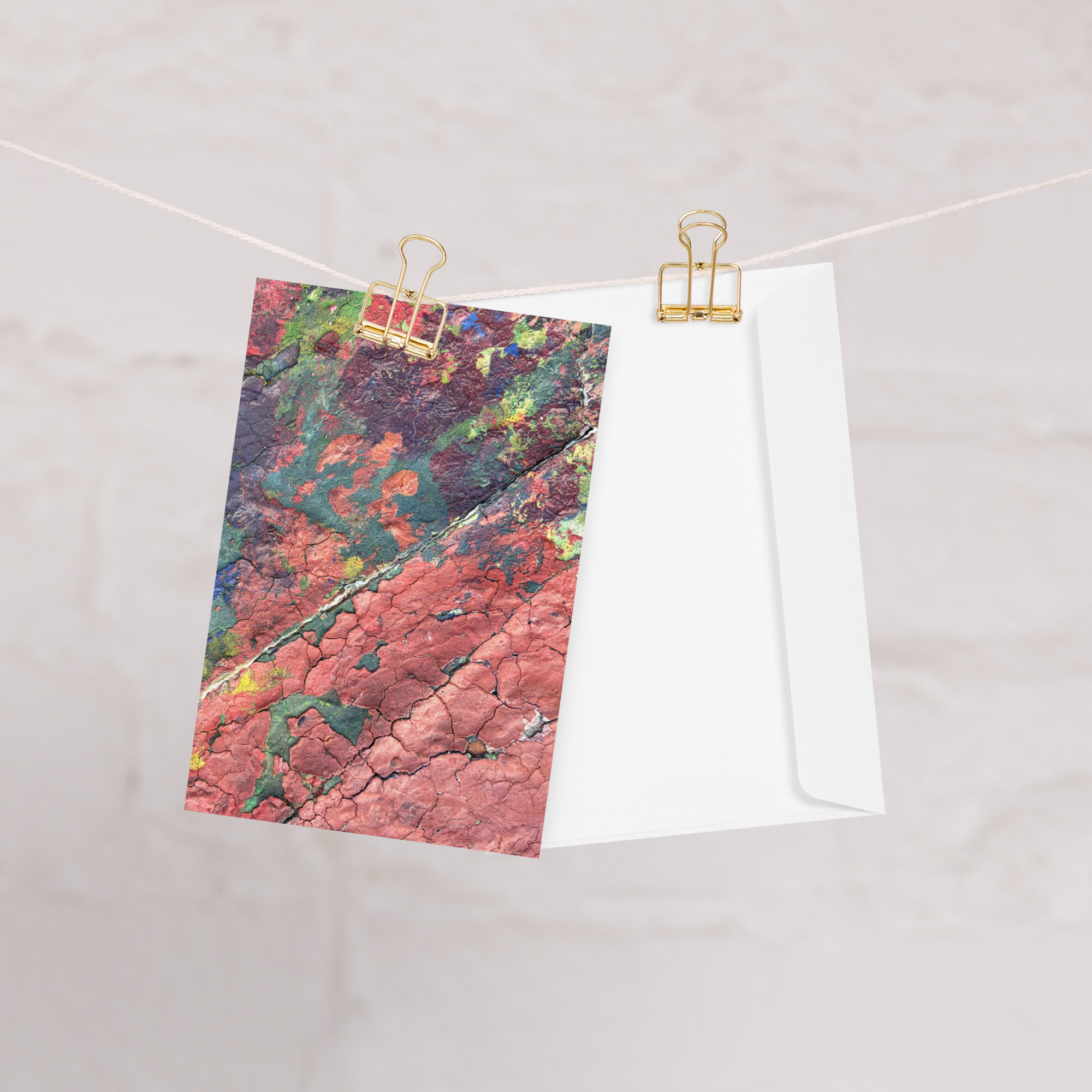 JO Pink Paint Greeting Card - Image 4