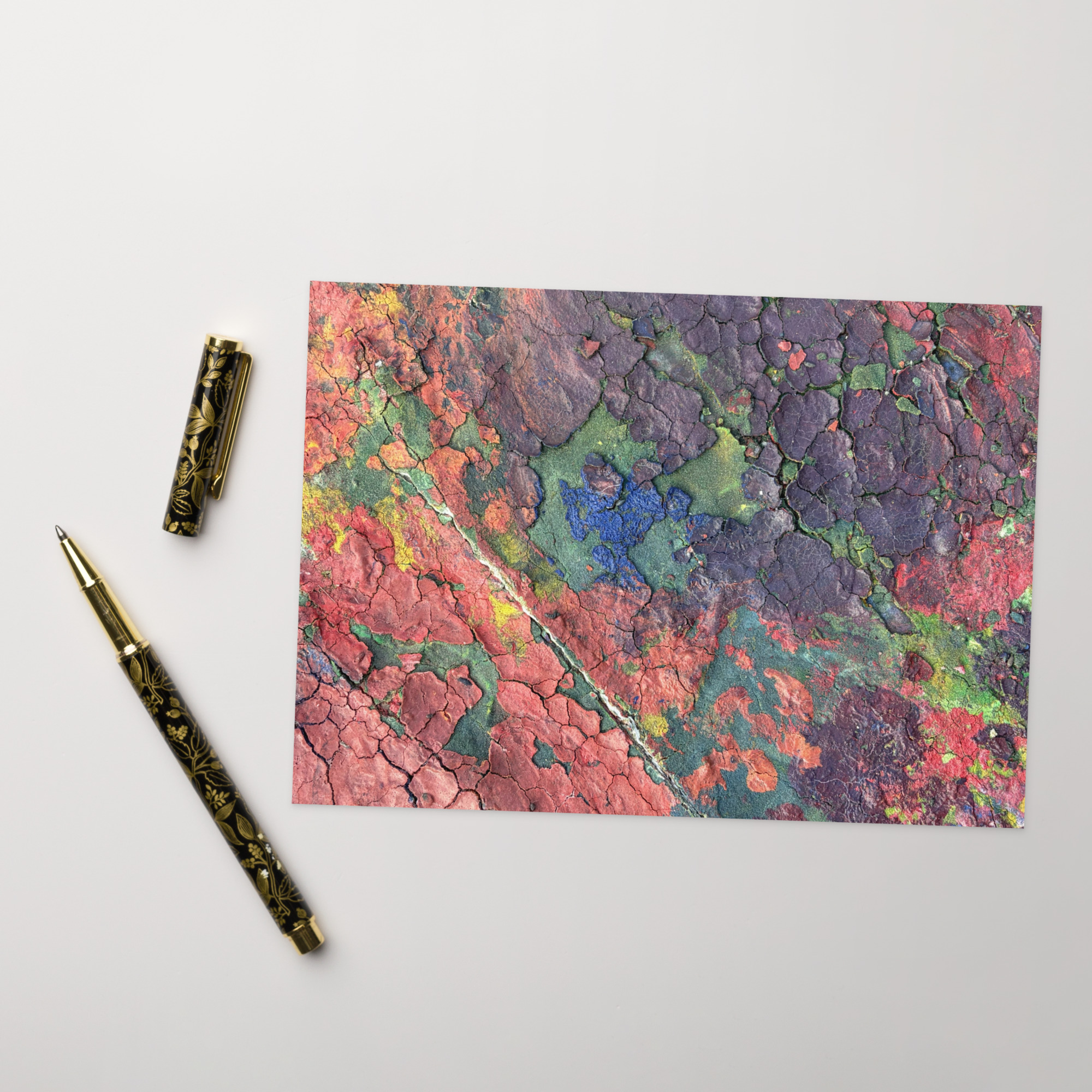 JO Pink Paint Greeting Card - Image 3